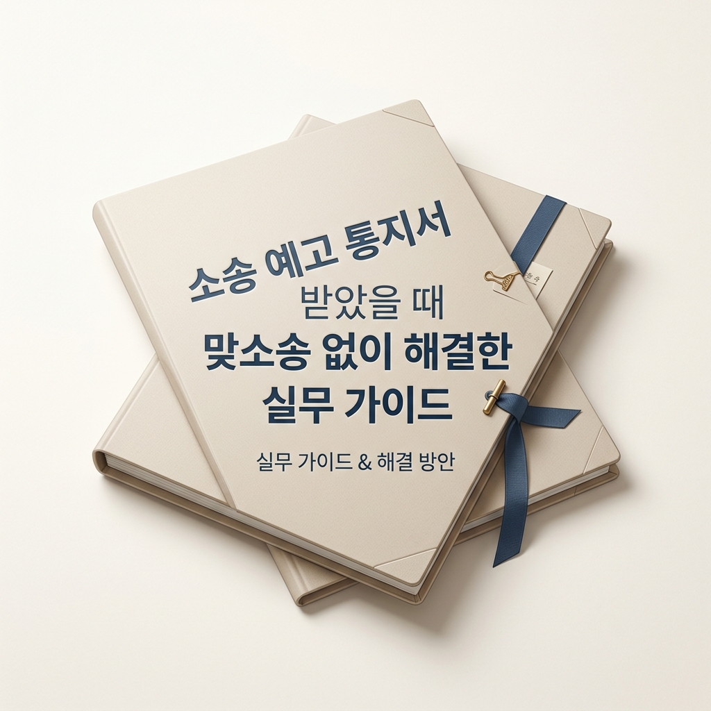 소송 예고 통지서 받았을 때 맞소송 없이 해결한 실무 가이드