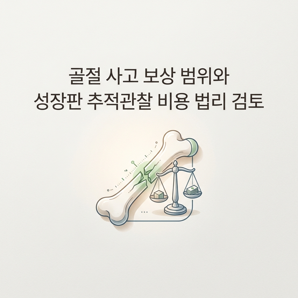 골절 사고 보상 범위와 성장판 추적관찰 비용 법리 검토
