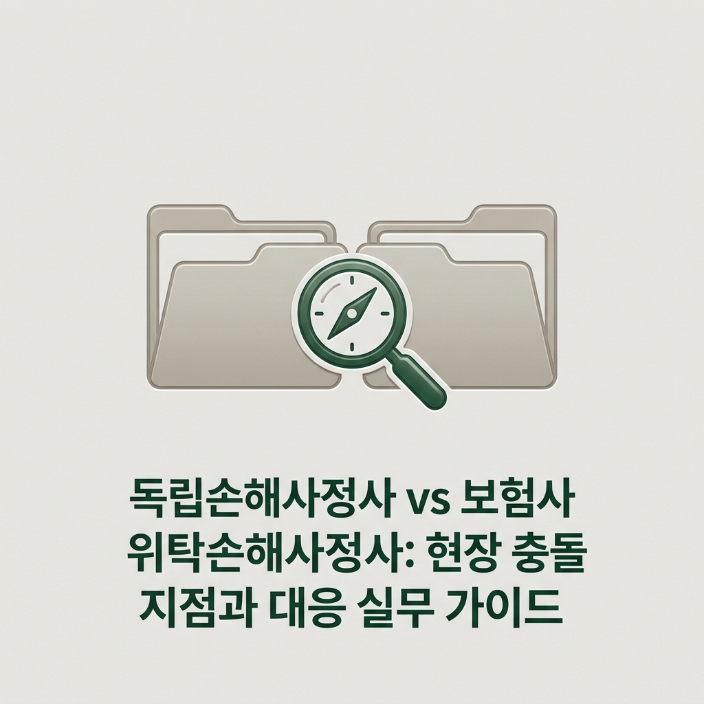 독립손해사정사 vs 보험사 위탁손해사정사: 현장 충돌 지점과 대응 실무 가이드