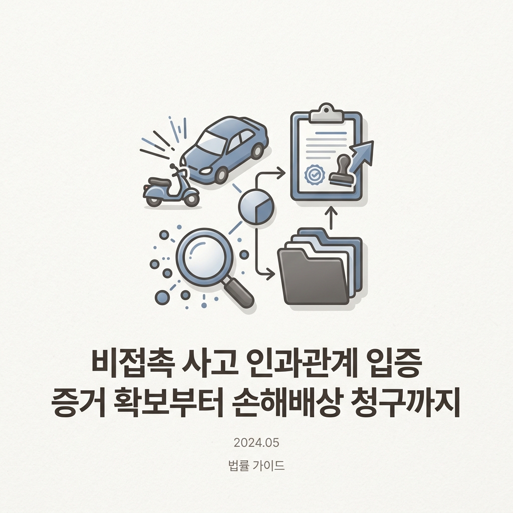 비접촉 사고 인과관계 입증 증거 확보부터 손해배상 청구까지